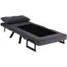 Fauteuil convertible en tissu Sando