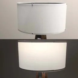 Lampadaire en MDF et PVC Floor