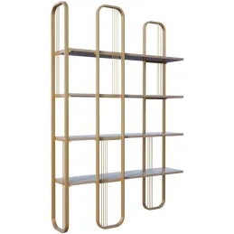 Etagère en aggloméré et métal Sierra