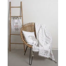 Echelle porte serviettes en bambou