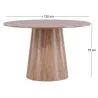 Table repas ronde 120 cm Lanzo
