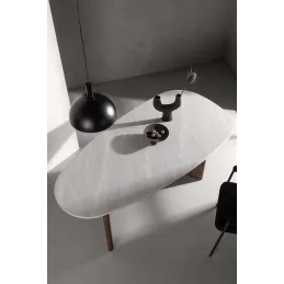 Table de repas ovale 180 x 90 cm Grönvik