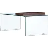 Table basse en verre Telemark