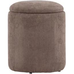 Pouf coffre en polyester Limpen
