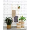 Echelle porte-serviettes en bambou naturel