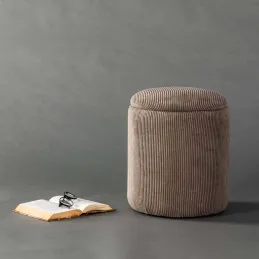 Pouf coffre en polyester Limpen