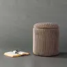 Pouf coffre en polyester Limpen