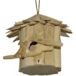 Nichoir rond en bois d'albésia