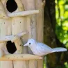 Nichoir hôtel en bois d'albésia à suspendre
