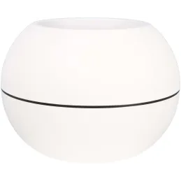 Pot en plastique boule effet granit 40 cm