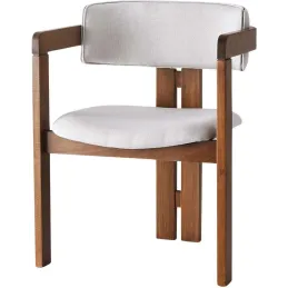 Chaise en bois et velours Velvet