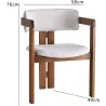 Chaise en bois et velours Velvet