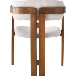 Chaise en bois et velours Velvet