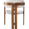 Chaise en bois et velours Velvet