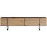 Meuble TV en aggloméré et métal Luxe