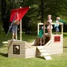Cabane bateau pirate Galleon en bois