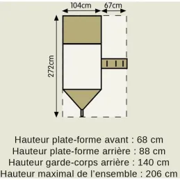 Cabane bateau pirate Galleon en bois