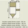Cabane bateau pirate Galleon en bois