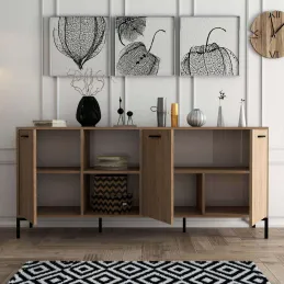Buffet en aggloméré 4 portes Aurora
