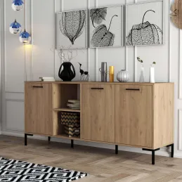 Buffet en aggloméré 4 portes Aurora
