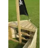 Cabane bateau pirate Galleon en bois
