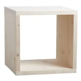 Etagère modulable 1 case en épicéa