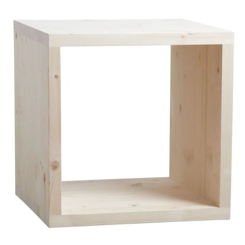 Etagère modulable 1 case en épicéa