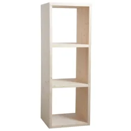 Etagère modulable 3 cases en épicéa