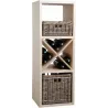 Etagère modulable 3 cases en épicéa