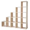 Etagère modulable 4 cases en épicéa