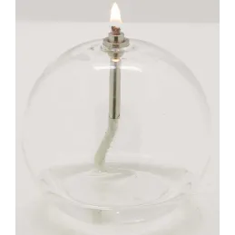 Lampe à huile en verre Sphere