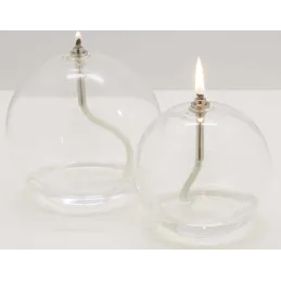 Lampe à huile en verre Sphere
