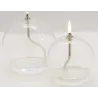 Lampe à huile en verre Sphere