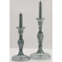 Lampe à huile en verre  smoké Candle