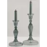Lampe à huile en verre  smoké Candle