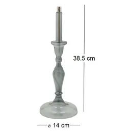 Lampe à huile en verre  smoké Candle