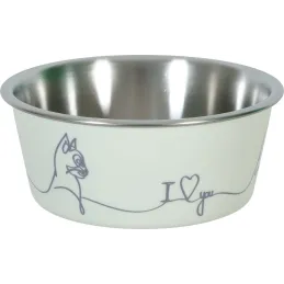 Ecuelle antidérapante pour chats Love cat