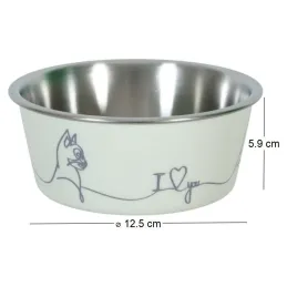 Ecuelle antidérapante pour chats Love cat