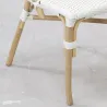Chaise d'extérieur en rotin et résine (Lot de 4)