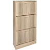Meuble à chaussures 3 portes en bois Klaus