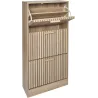 Meuble à chaussures 3 portes en bois Klaus