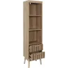 Colonne en bois 2 tiroirs Klaus