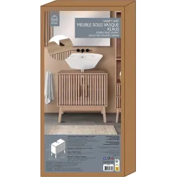 Meuble sous vasque en bois Klaus