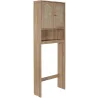 Meuble WC cannage et bois Bali