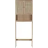 Meuble WC cannage et bois Bali