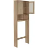 Meuble WC cannage et bois Bali