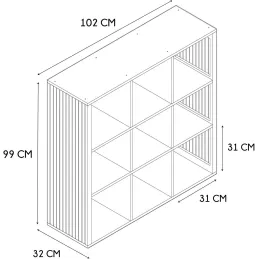 Rangement modulable en bois Klaus
