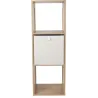 Rangement modulable cannage et bois Bali