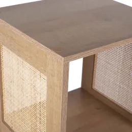 Rangement modulable cannage et bois Bali