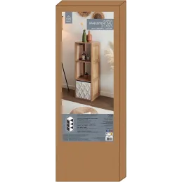 Rangement modulable cannage et bois Bali